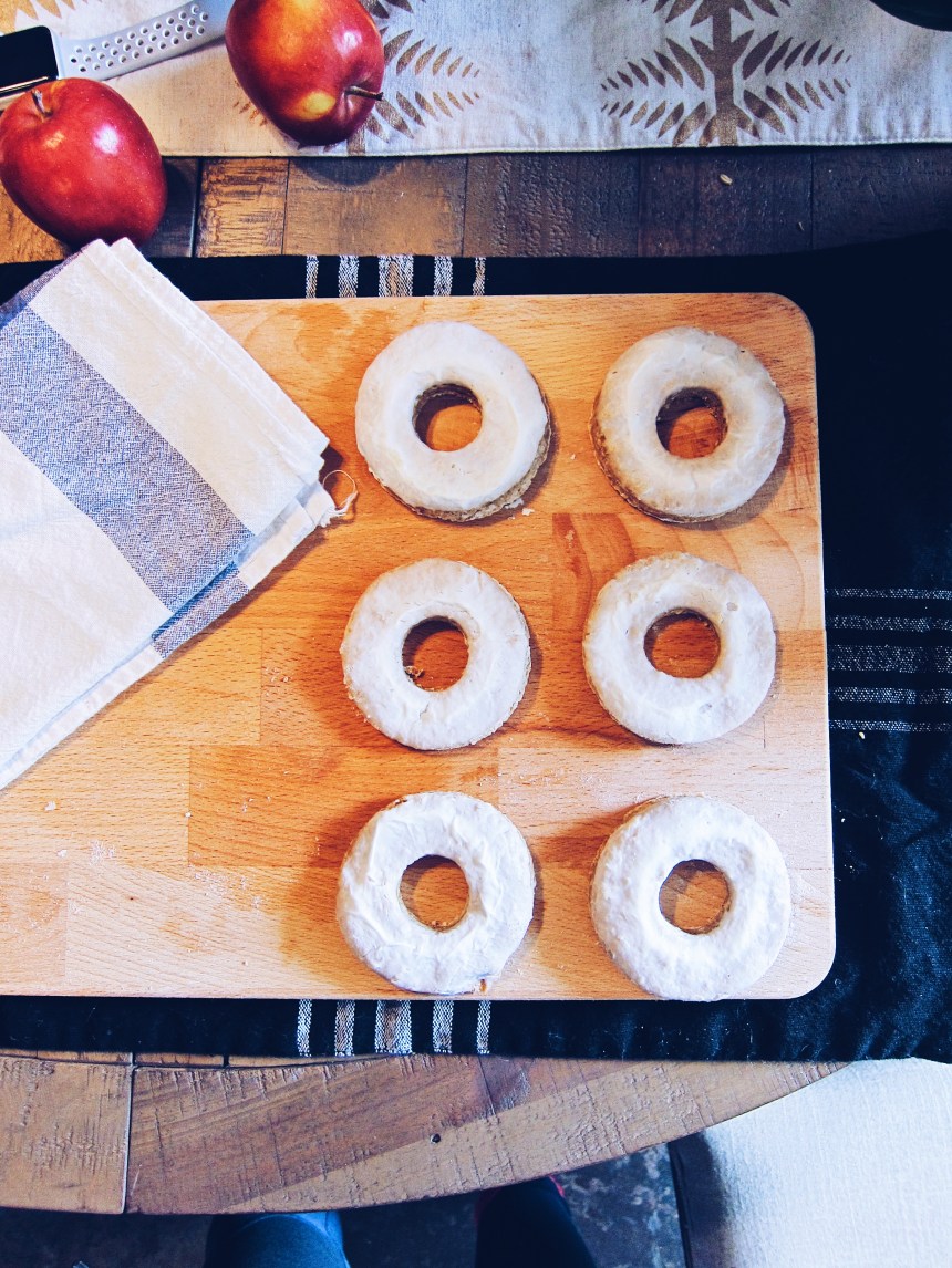 apple cinnamon dog donuts