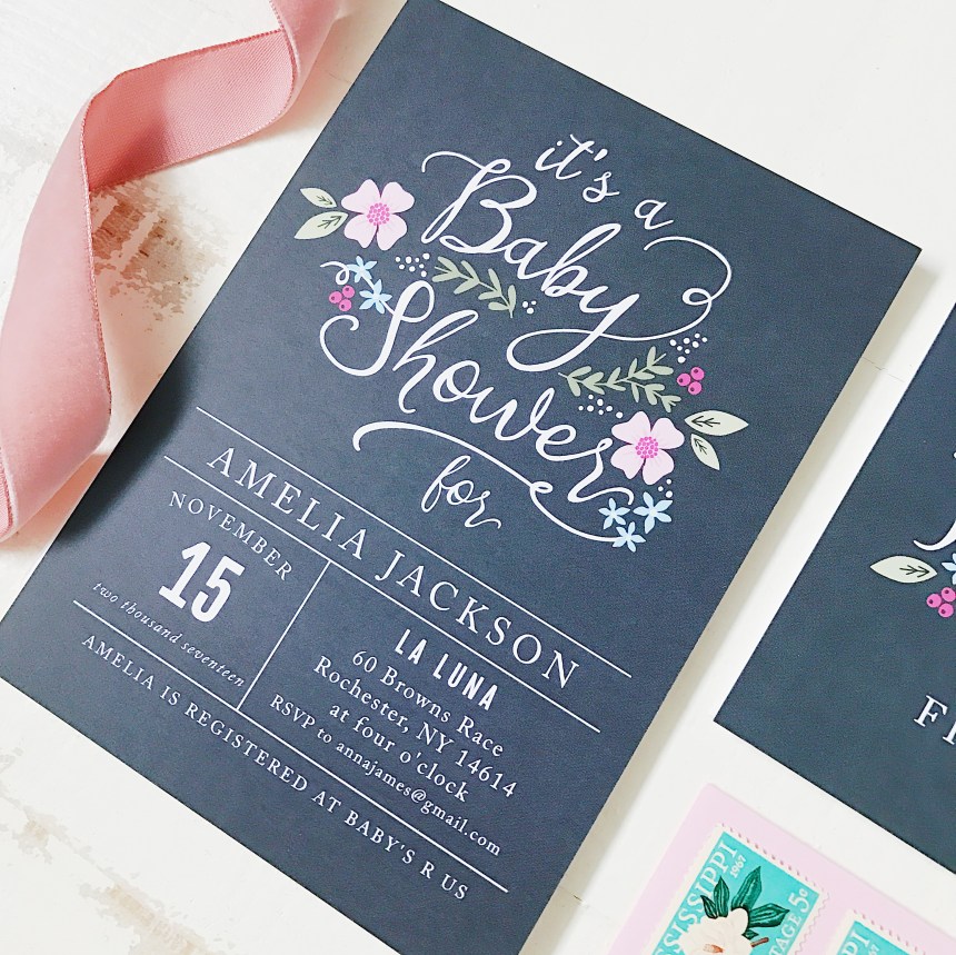 baby shower invite
