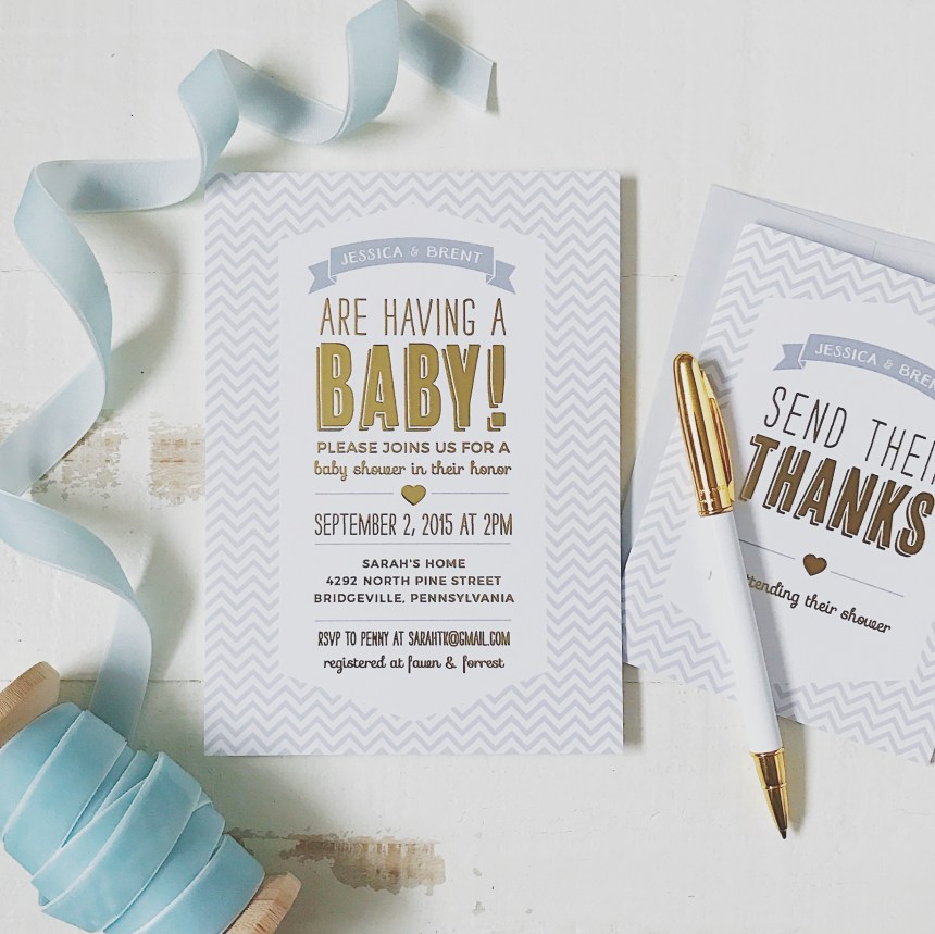baby shower invite