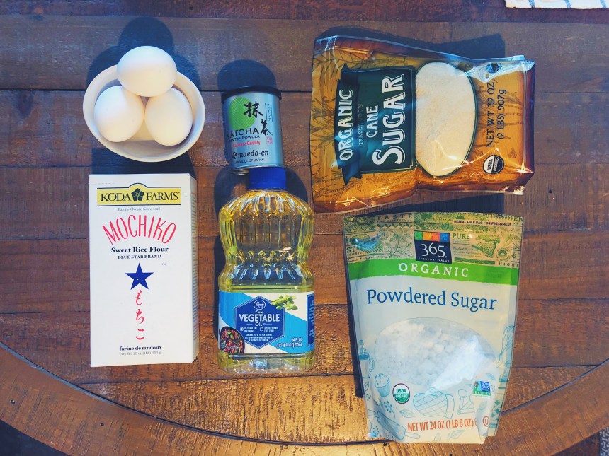 matcha mochi ingredients