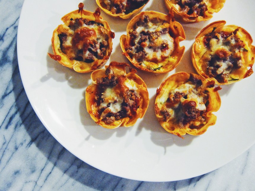 lasagna cupcakes