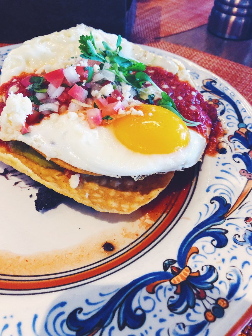 Huevos Rancheros breakfast at The Bistro