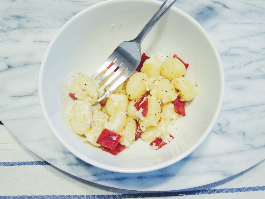 cacio e pepe gnocchi