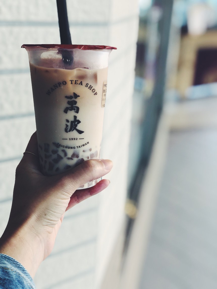 cup of boba milk tea